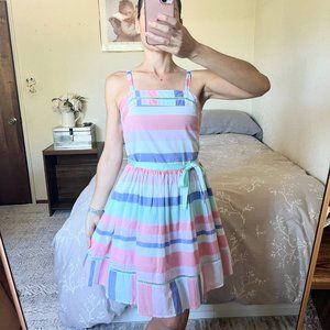 Cat & Jack Girls Striped Dress | XL (14/16)